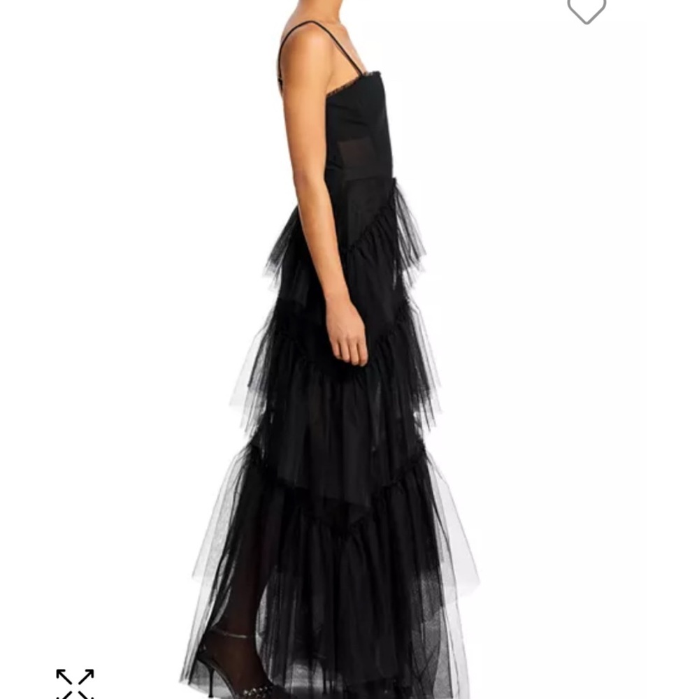 BCBG Elegant Tiered Corset Gown